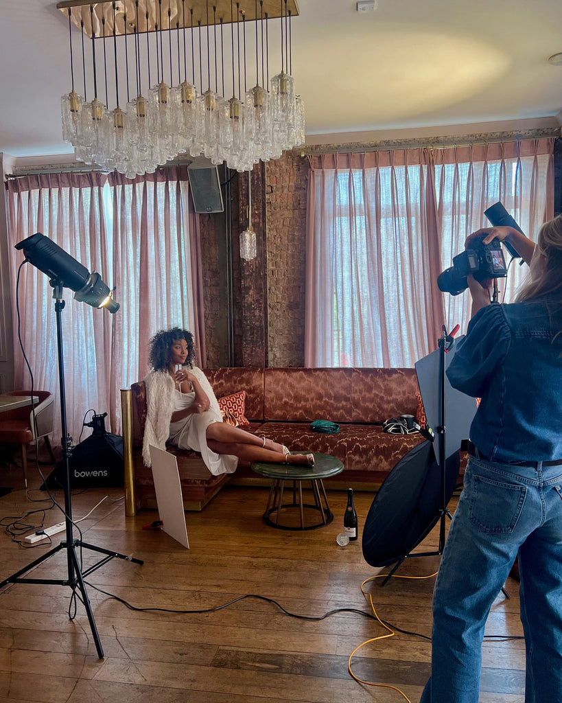 Behind the scenes of our AW25 photoshoot in London