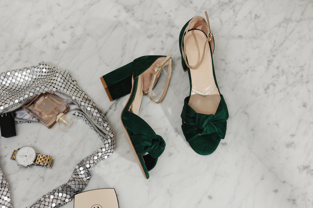 Forest green heels- unveiling our brand new Minnie for Autumn Winter