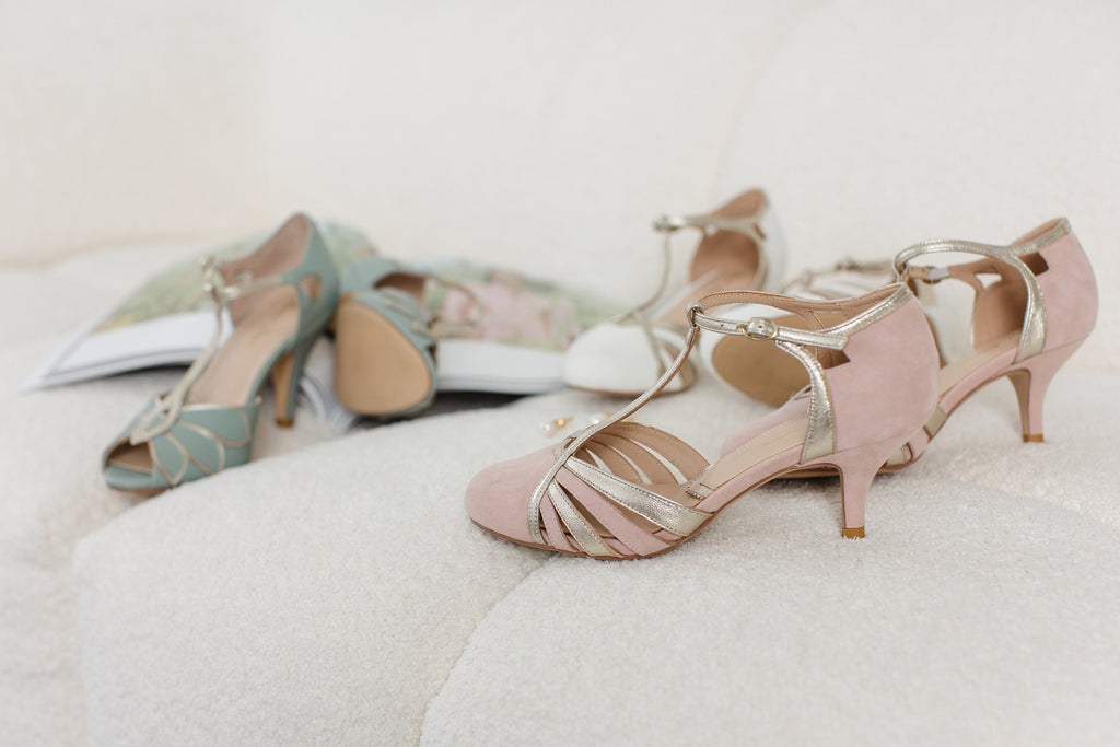 Choosing the perfect wedding shoe colour- from ivory to pretty pastels Rachel Simpson Choosing the perfect wedding shoe colour- from ivory to pretty pastels Rachel Simpson