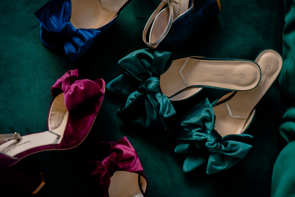 Jewel tone shoes for the party season