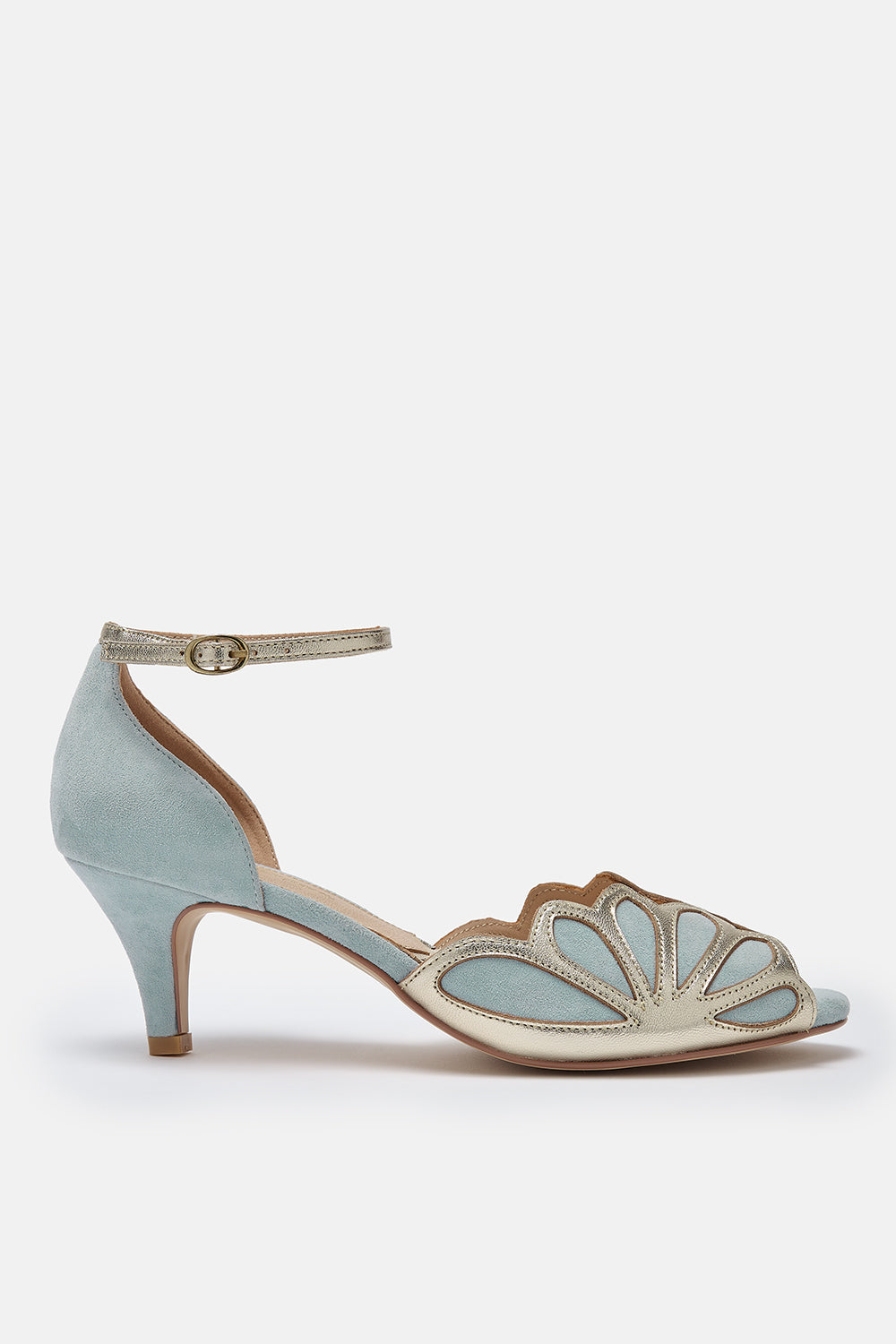Footwear Rachel Simpson Wedding Shoes Isadora Blue Suede Art